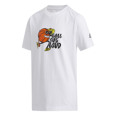 Adidas Performance Lil Stripe Ball Out Loud Tee