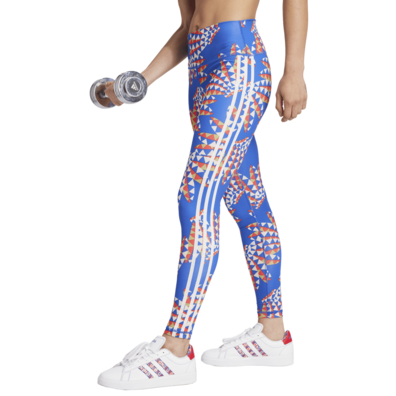 Adidas x FARM Rio 7/8 Leggings "Bold Blue-Bliss Orange'"