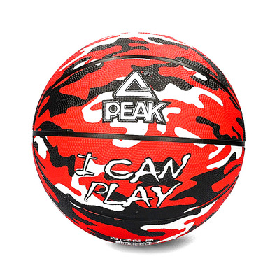 Balón Basket Peak Camo Ball "Red Black"