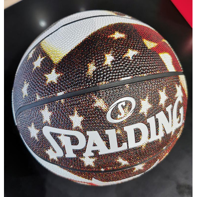 Spalding Trend Stars Stripes Sz5 Rubber Basketball