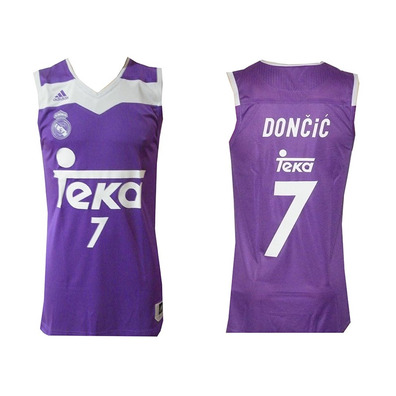 Réplique T-Shirt Luka Doncic #7# R. Madrid 2016/17 (vioray/2ª Equipación)