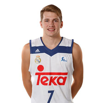 Réplique T-Shirt Luka Doncic #7# R. Madrid 2016/17 (blanco/1ª Equipación)