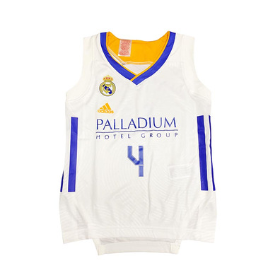 T-shirt réplique enfant Real Madrid Basket # 4 HEURTEL #