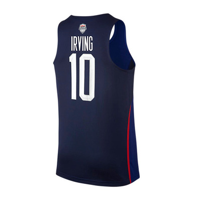 Camiseta Réplica USA Kyrie Irving "Río 2016 Royal" (458/royal/white)