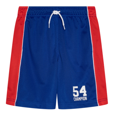 Champion Basketball Kids Inspired Logo Short "Blue-Red"