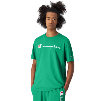 Champion Big Logo Cotton Jersery T-Shirt "Green"