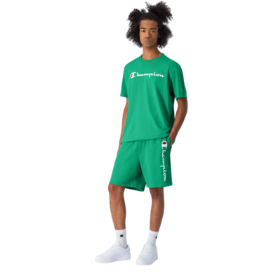 Champion Big Logo Cotton Jersery T-Shirt "Green"