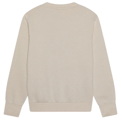 Champion Embroidered Big Logo Crewneck Sweatshirt "Beige"