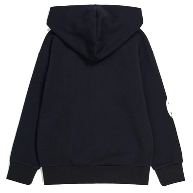 Champion Kids Basketball Logo Full-Zip Fleece Hoodie "Black"