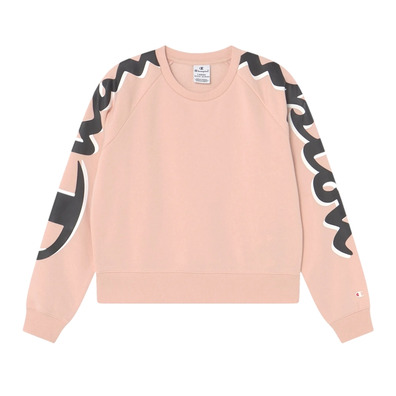 Champion Girls Legacy Logo Crewneck Sweatshirt