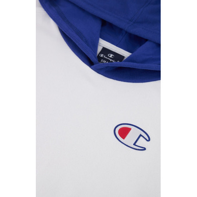 Champion Kids Sport Lifestyle Basketball Hooded Logo C "White"