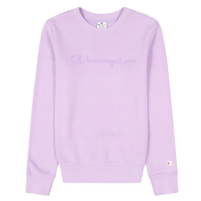 Champion Legacy Big Logo Crewneck Sweatshirt "Pastel Lilac"