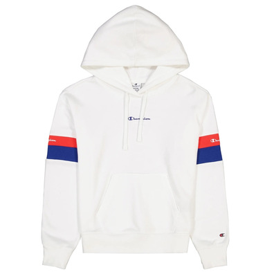 Champion Legacy Heritage Block Logo Hoodie "White"