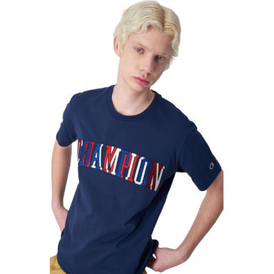 Champion Rochester Bookstore Multicolour Cotton T-Shirt "Navy"