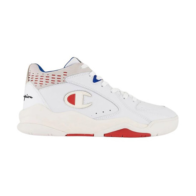 Champion Rochester Z90 Leather Mid Trainers "White-Off-White"