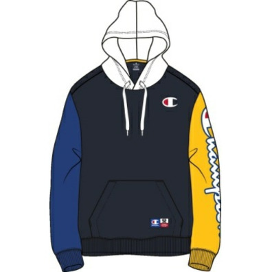 Champion Sport Lifestyle Basketball Hooded Logo C "Navy"