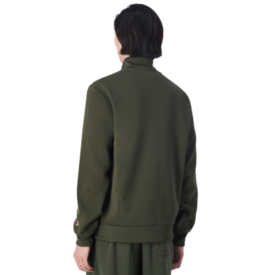 Champion Tonal C Logo Full Zip Knitted Sweatshirt "Military Green"