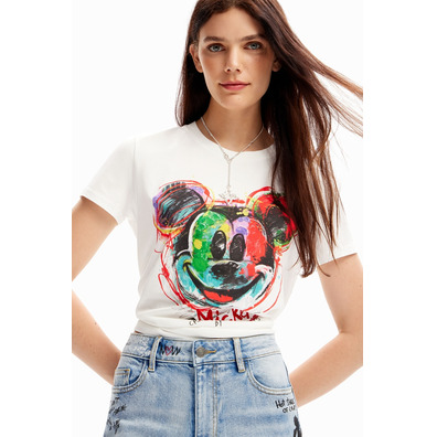 Desigual Arty Mickey Mouse T-shirt "White"