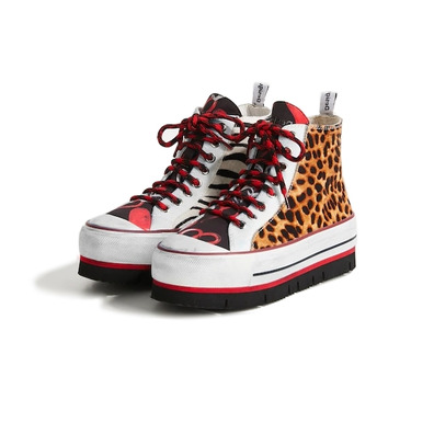 Desigual High-Top Sneakers "Animal Print"