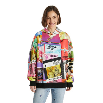 Desigual Hooded Sweatshirt Proclaim