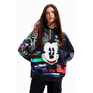 Desigual Oversize Mickey Mouse Sweatshirt "Black"