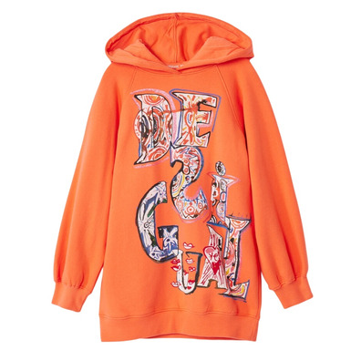 Desigual Sweatshirt Dress "Orange"