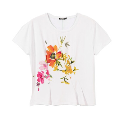 Desigual Tee Front Pleats Gardens