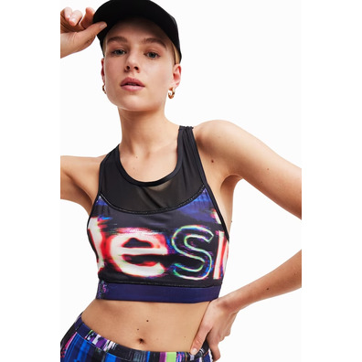 Desigual Top sport logo "Multicolor"