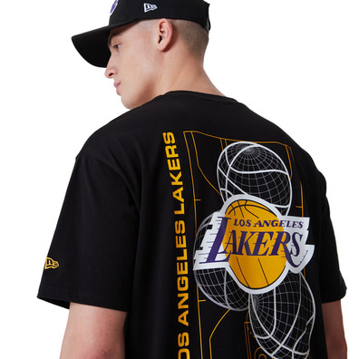 New Era NBA L.A Lakers Basketball Graphic Tee "Black"