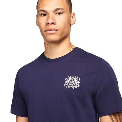 Giannis Nike Premium Basketball T-Shirt "Navy"