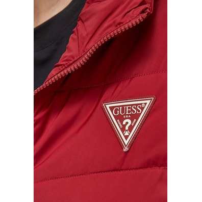 Guess Aleta Long Puffer Jacket "Bordeaux"