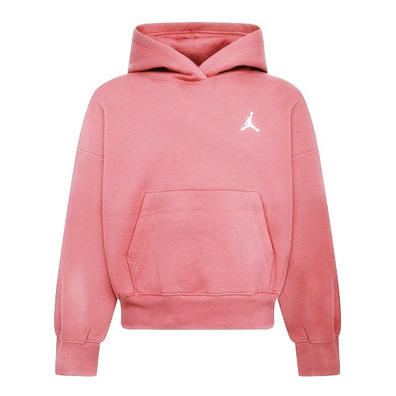 Jordan Girls Brooklyn Essentials Pullover Hoodie "Pink Salt"