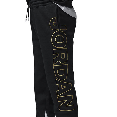 Jordan Kids Holiday Shine Fleece Pants "Black"