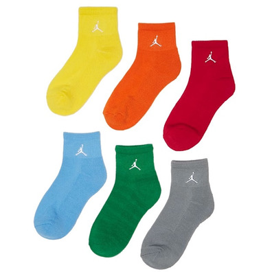 Jordan Kids JDB Everyday Essentials Ankle 6 PPack Socks "Starfish"