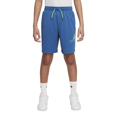 Jordan Kids Jumping Big Air Logo Mesh Short "DK Marina Blue"