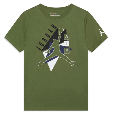 Jordan Kids Jumpman Air Diamonds T-Shirt "LT Olive"