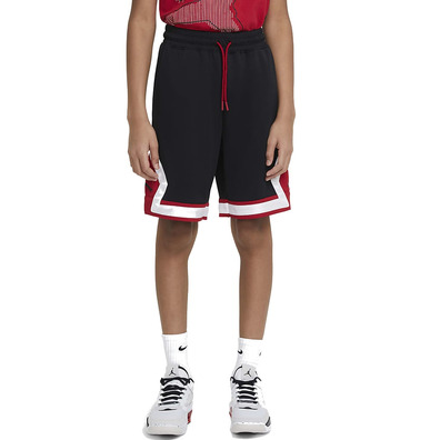 Jordan Kids Jumpman Diamond Short "Black-Gym Red"