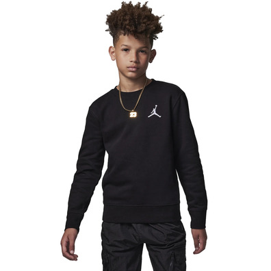 Jordan Kids MJ Essentials Crew Neck Sweatshirt "Black"