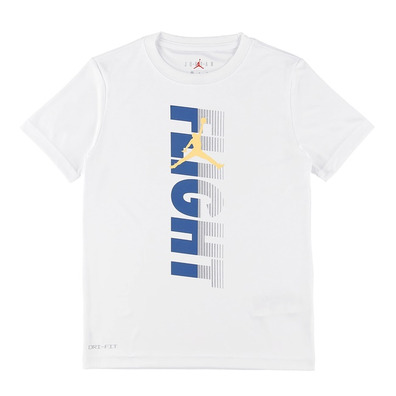 Jordan Kids Static Flight Dri-Fit Tee "White"