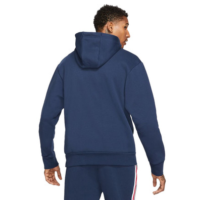 Jordan Paris Saint-Germain Men's Fleece Pullover Hoodie "Navy"