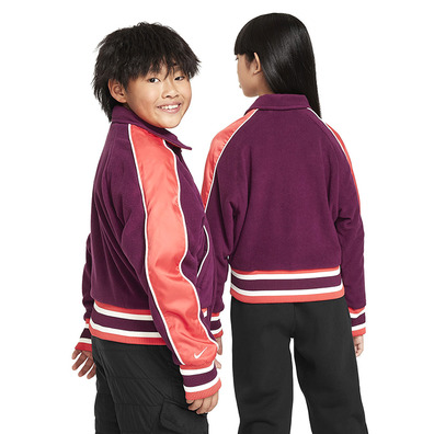 LeBron Kids' Basketball Jacket "Bordeaux"