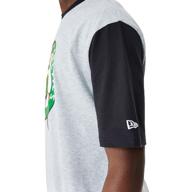 New Era NBA Boston Celtics Colour Block Oversized T-Shirt