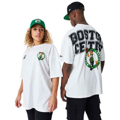 New Era NBA Boston Celtics Large Graphic Oversized T-Shirt