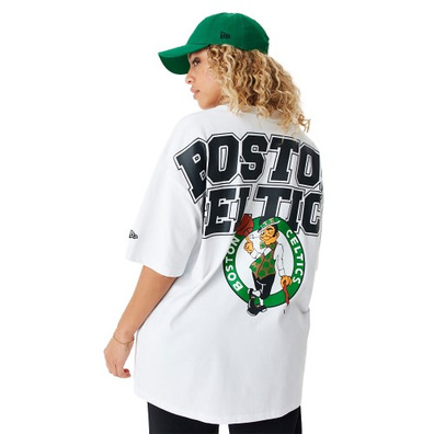 New Era NBA Boston Celtics Large Graphic Oversized T-Shirt