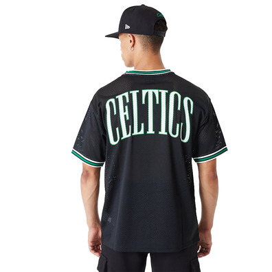 New Era NBA Boston Celtics Lifestyle Mesh Oversized T-Shirt