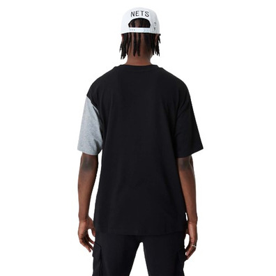 New Era NBA Brooklyn Nets Cut And Sew Oversized Tee