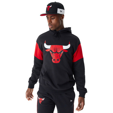 New Era NBA Chicago Bulls Colour Block Oversized Hoodie