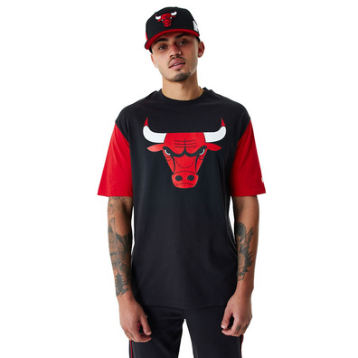 New Era NBA Chicago Bulls Colour Block Oversized T-Shirt