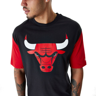 New Era NBA Chicago Bulls Colour Block Oversized T-Shirt