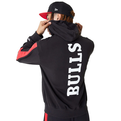 New Era NBA Chicago Bulls Colour Block Pullover Hoodie